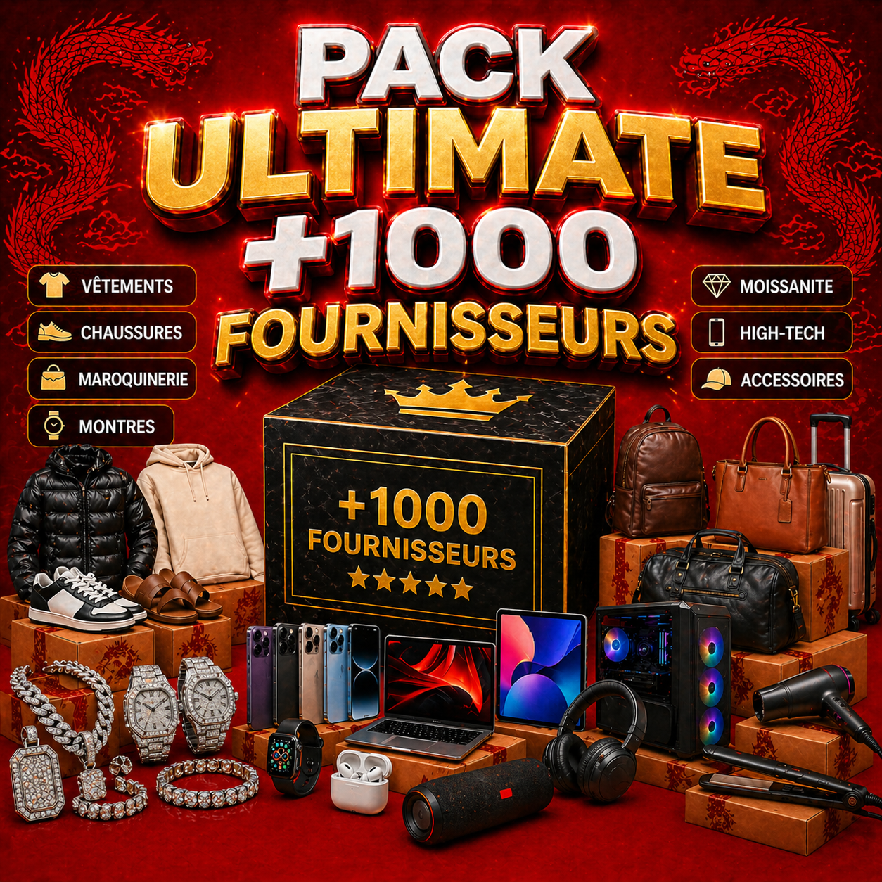 PACK ULTIMATE +1000 FOURNISSEURS | Accès Instantanée